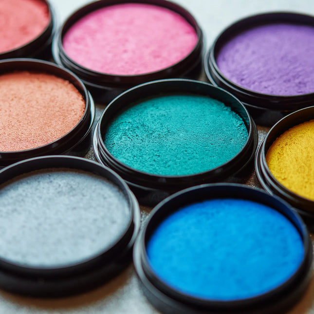 Luna Cósmica Metalizada Pro Face Paint Cake Pots Oro 36g