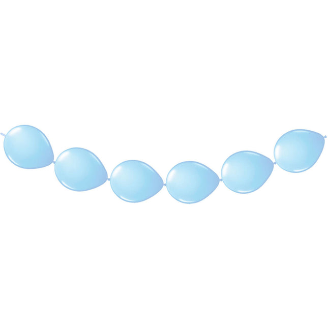 Guirnalda de globos azul claro 3m 8pcs