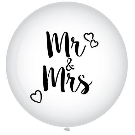 Globo Mr & Mrs XL 90cm