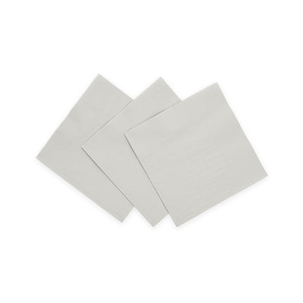 Servilletas Plateadas 3 Capas 24cm 20pcs