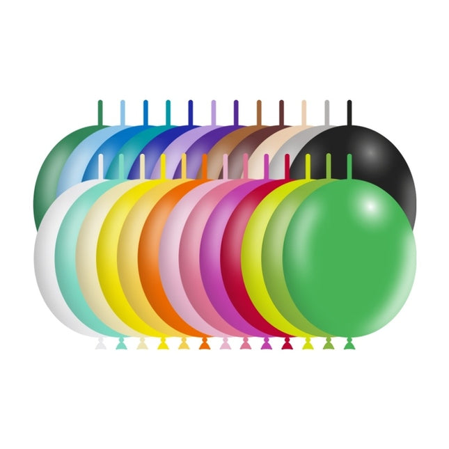 Globos de Botones de Colores 15cm 100pcs