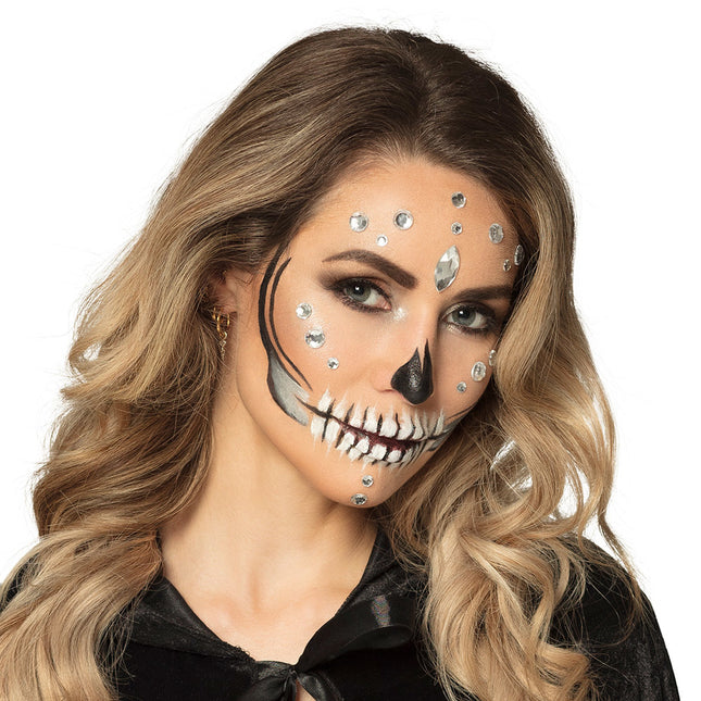 Set Maquillaje Halloween Diamantes