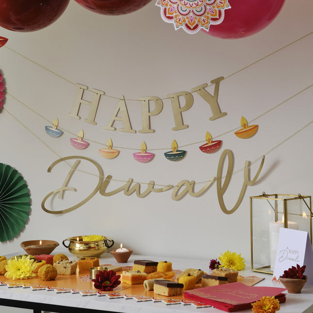 Guirnalda de letras Diwali 1,5 m
