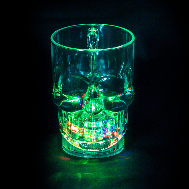 Calavera de Cristal Iluminadora Halloween 400ml