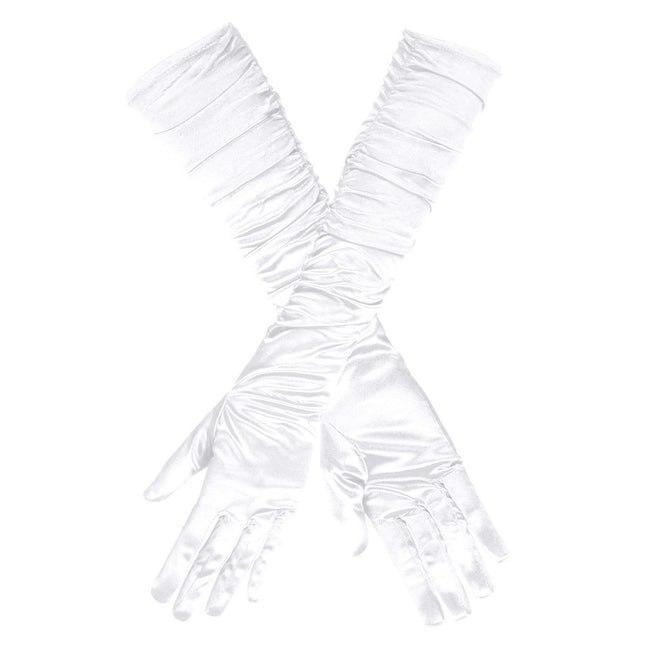 Guantes Largos Blancos