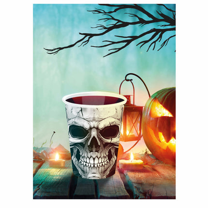 Tazas Halloween Esqueleto 240ml