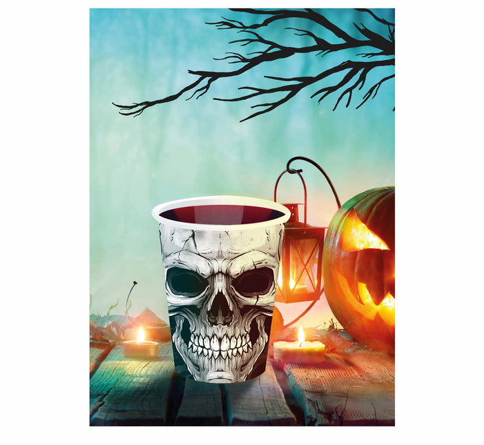 Tazas Halloween Esqueleto 240ml