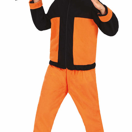 Disfraz de Ninja Niño Naranja Negro