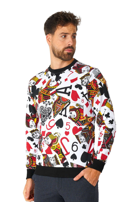 Sudadera de cartas de casino para hombre OppoSuits