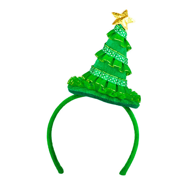 Diadema de Navidad Árbol de Navidad con Estrella