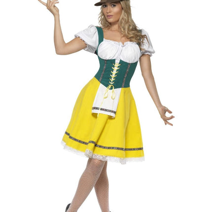 Vestido Dirndl Oktoberfest Amarillo