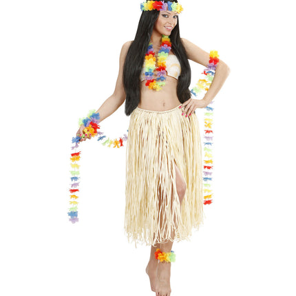 Corona hawaiana de colores 3m