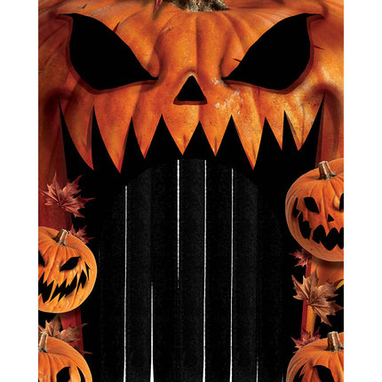 Cortina Puerta Halloween Calabaza 2,45m