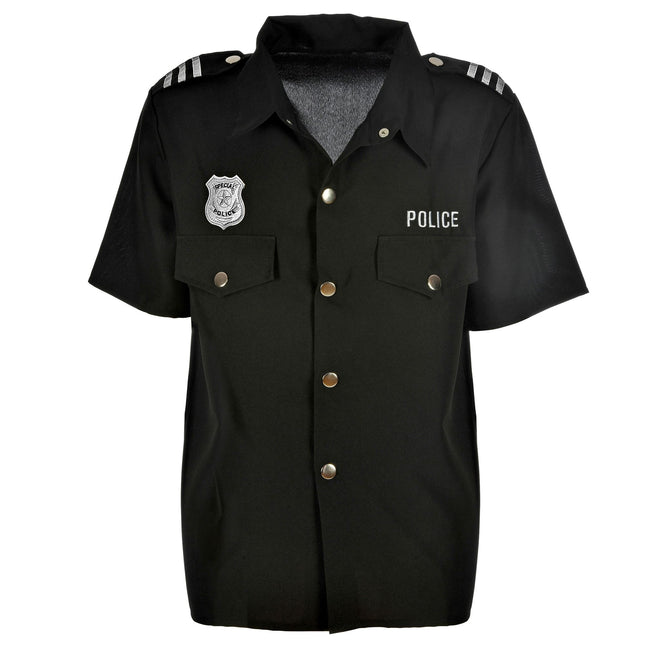 Blusa Policía Hombres Negros