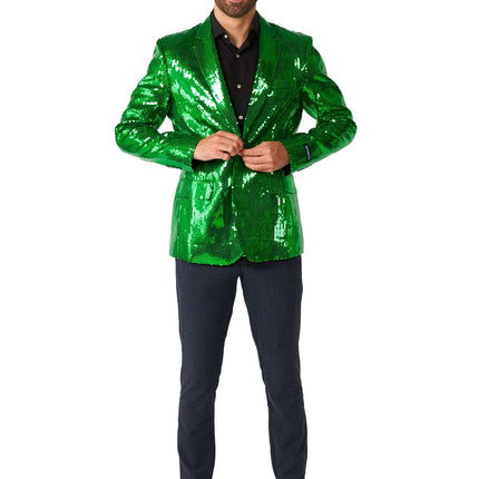 Paillet Blazer Verde Hombre Suitmeister