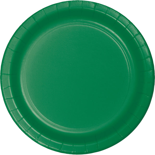 Platos Verdes 23cm 8pcs