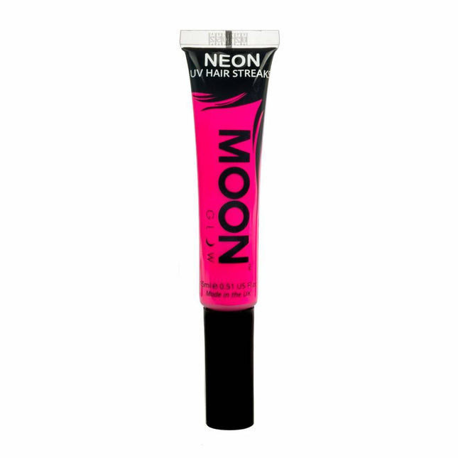 Moon Glow Rayas UV Neón para el Cabello Rosa Intenso