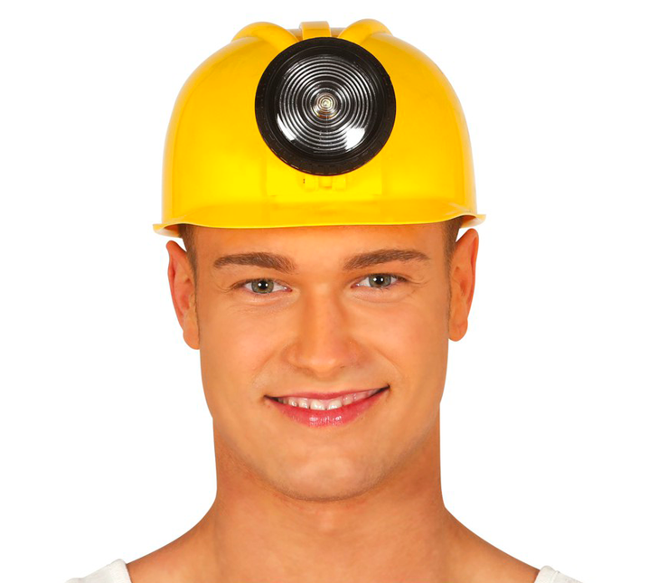 Luz de casco para la construcción