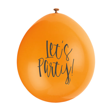 Globos Lets Party 28cm 10pcs