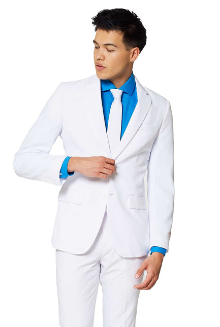 Hombres de traje blanco OppoSuits