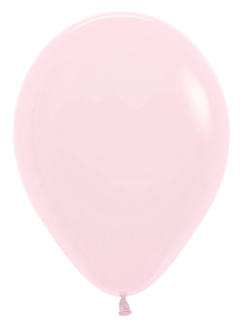 Globos Rosa Mate Pastel 30cm 12pcs