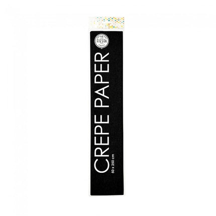 Papel Crepé Negro 50cm 2,5m