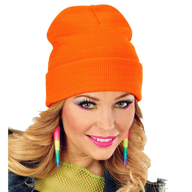 Gorro Naranja Neón