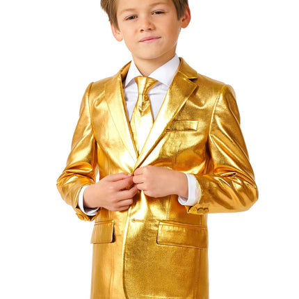 Traje Dorado Niño OppoSuits