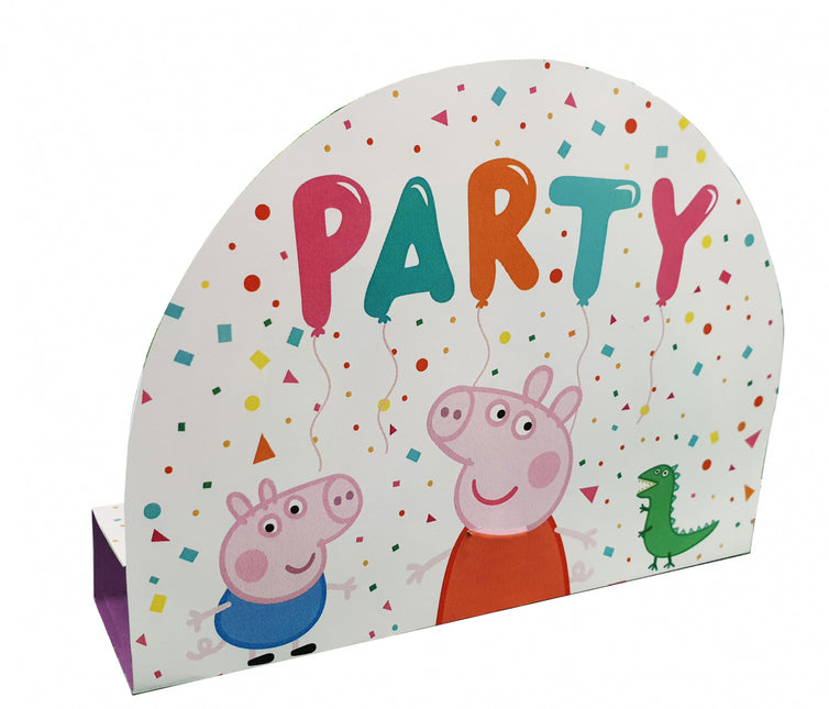 Peppa Pig Invitaciones Fiesta 21cm 8pcs