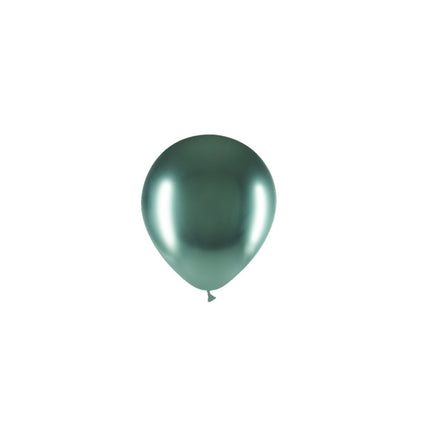 Globos Verdes Cromados 13cm 100pcs