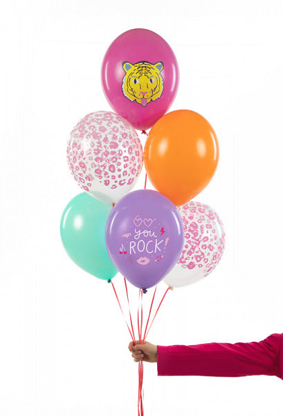 Globos You Rock Mix 30cm 6pcs