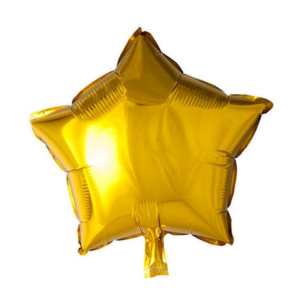 Globo de Helio Estrella Oro 45cm vacío