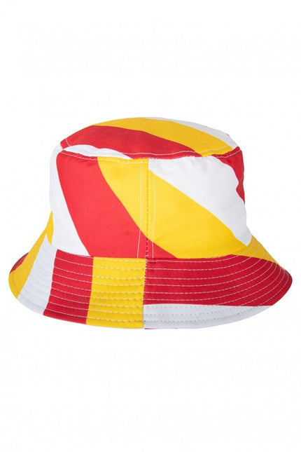 Sombrero de pescador Rojo/Blanco/Amarillo