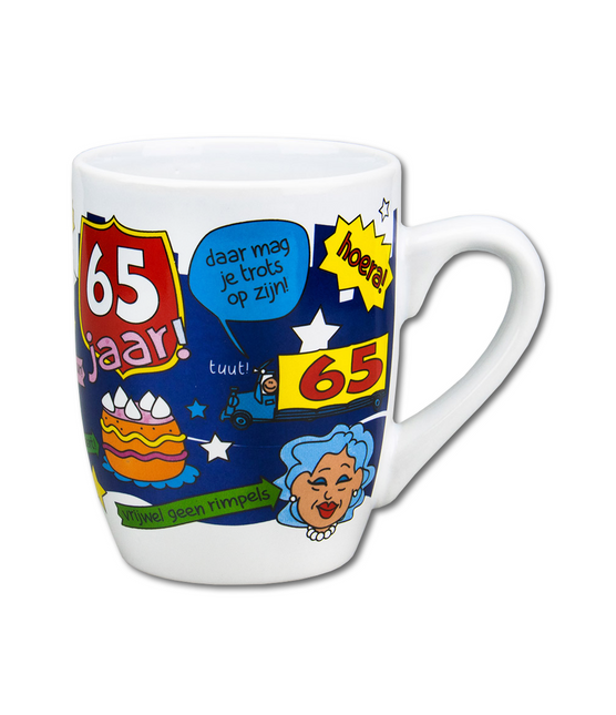 Taza 65 Años 12cm