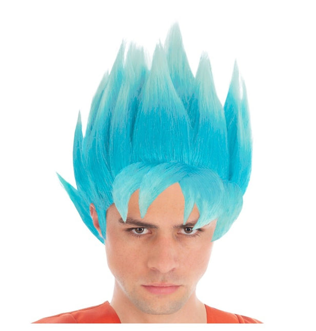 Peluca Goku Super Saiyan Azul Dragon Ball Super