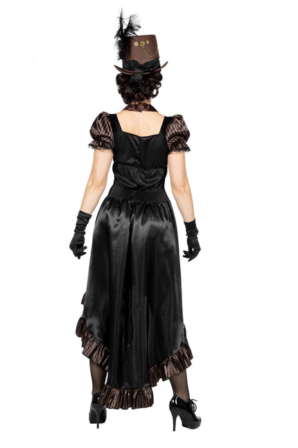 Vestido Steampunk Negro Señoras