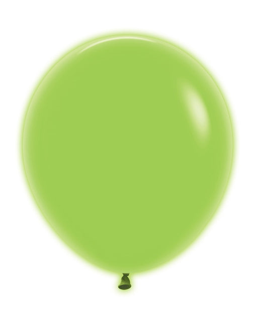 Globos Verde Neón 45cm 25pcs