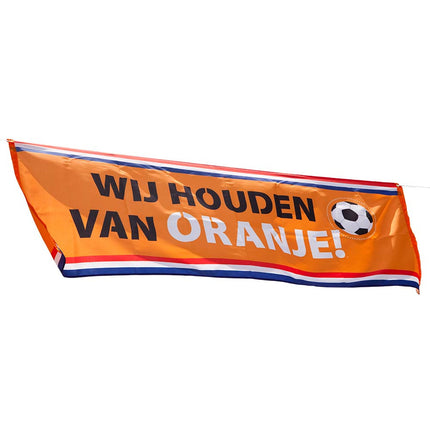 Bandera We Love Naranja 2,2m