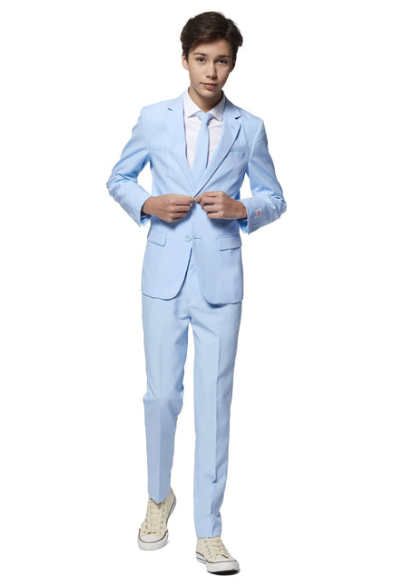 Traje Azul Claro Niño Adolescente OppoSuits