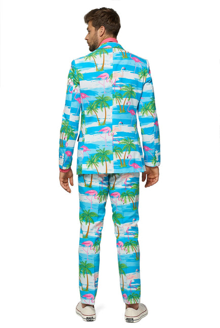 Traje Hawaii Flamingo Hombre