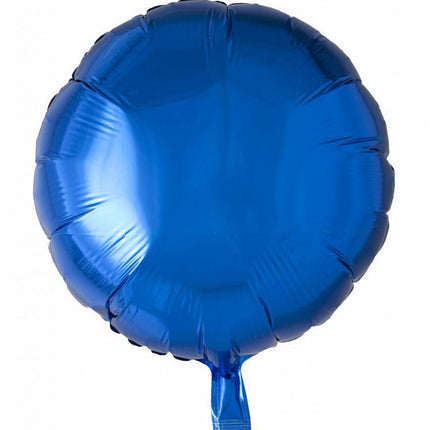 Globo de Helio Redondo Azul 46cm Vacío