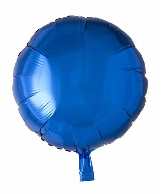 Globo de Helio Redondo Azul 46cm Vacío