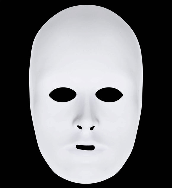 Máscara Blanca Pintable