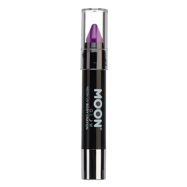 Moon Glow Intense Neon UV Body Crayons Morado Intenso 3.2g