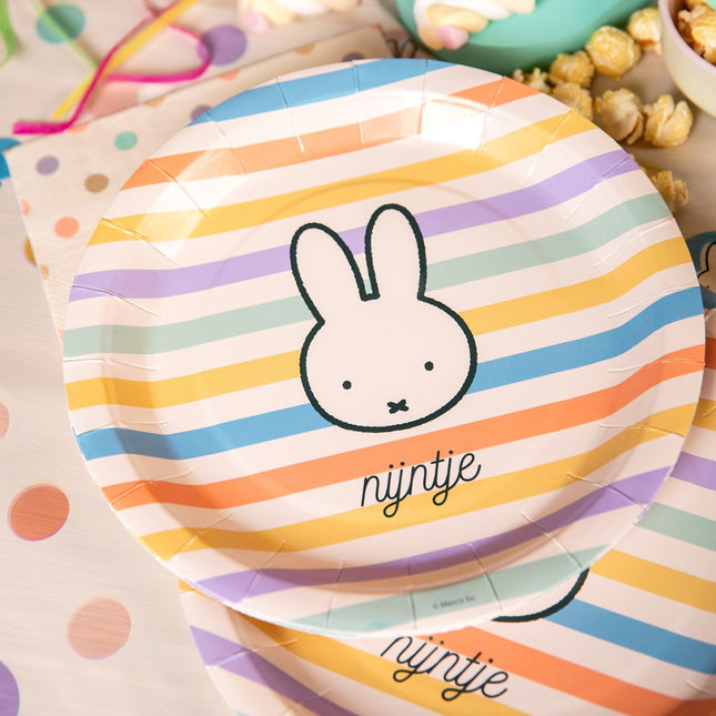 Miffy Platos de Colores 23cm 8uds.