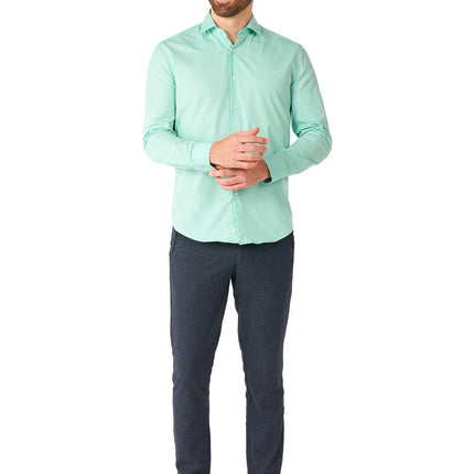 Camisa Verde Menta Hombre OppoSuits