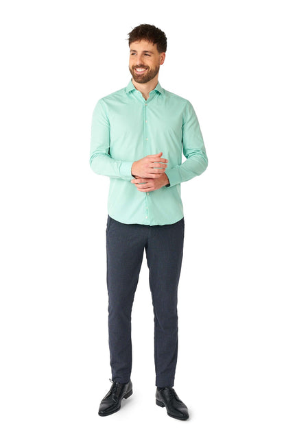 Camisa Verde Menta Hombre OppoSuits