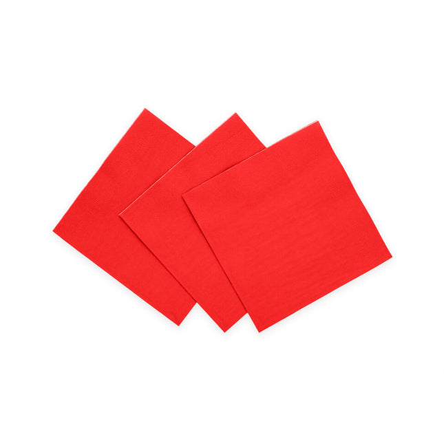 Servilletas Rojas 3 Capas 24cm 20pcs