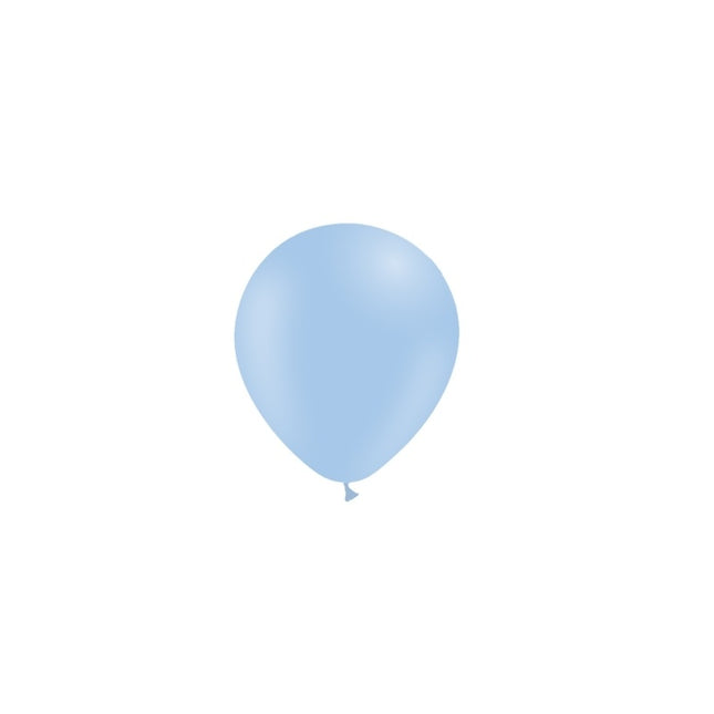 Globos Azules Pastel 14cm 100pcs