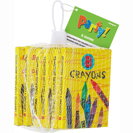 Regalos para repartir Crayones 20cm 6pcs